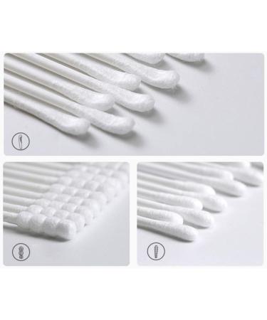 Toyandona 400pcs Baby Cotton Swabs - Round Head Q-tips for Gentle Ear & Nose Cleaning - Multi-Purpose Cotton Buds (White) - Buy Online on GoSupps.com