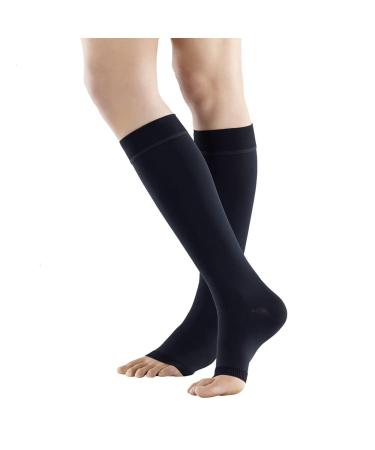 VenoTrain micro K-stockings class 1 black size L plus long