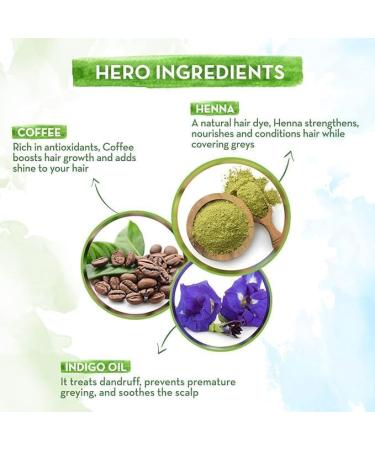 MONISA Natural Henna Paste Ready to Apply with Henna & Dark Roasted Coffee for Rich Naturally Colored Hair 200g - Buy Online on GoSupps.com