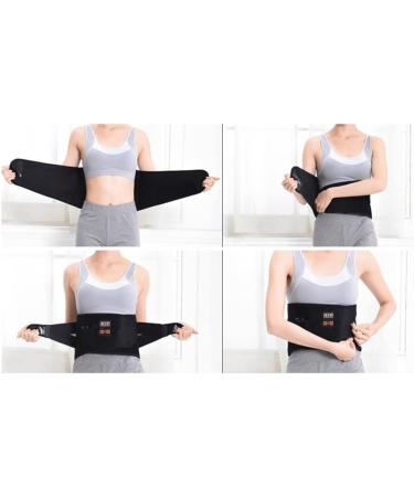 Tiiffy Lumber Brace Belt - Electrical Heating Vibration Massage Back Support for Sciatica & Herniated Disc Pain Relief - 110 cm for Men & Women - Buy Online on GoSupps.com