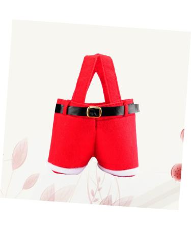 FELTECHELECTR Christmas Candy Bag Handbags Xmas Candy Holiday Bags Santa Pants Candy Holder Christmas Handbag Chocolate Bag - Buy Online on GoSupps.com