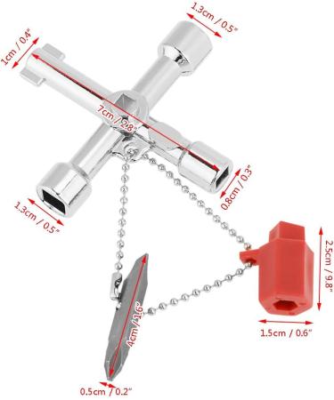 10-Piece Triangular Tool Key Set for Utensil & Key Cabinets - Craft & Cross Keys - Buy Online on GoSupps.com