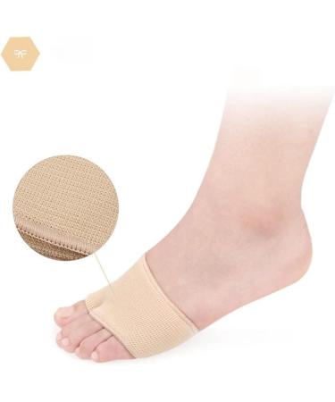 Forefoot Gel Pad for Metatarsal Pain Relief | Non-Slip Elastic Hallux Valgus Comfort | International Shipping - Buy Online on GoSupps.com