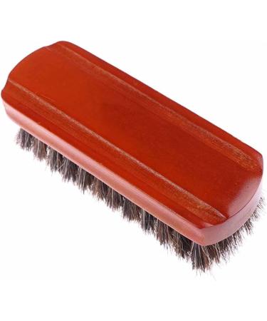 Shoe Brush Horsehair Shoe Brush Polish Bootpolish Cleaning Brush for Suede Nubuck Boot Natural Leather Real Horse Hair Soft Polishing Too Brush(A) - Buy Online on GoSupps.com