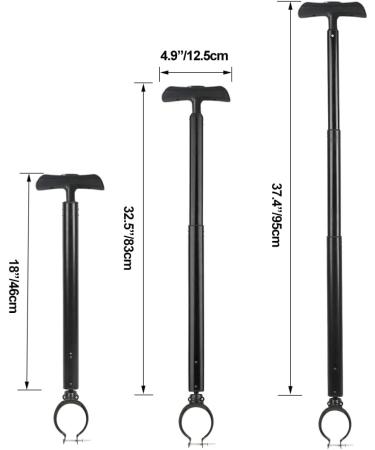 Adjustable Self Balance Hoverboard Handle Bar Extension | Knee Bar Balancing Scooter Armrest | Telescoping Design for Mini Scooter 6.5'' 8'' 10'' | Kids and Adults - Buy Online on GoSupps.com