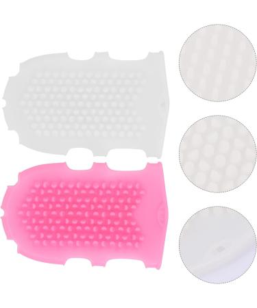 Doitool Silicone Face Cleaning Gloves - 2pcs Bathroom Massager Brush for Dry Skin - Buy Online on GoSupps.com