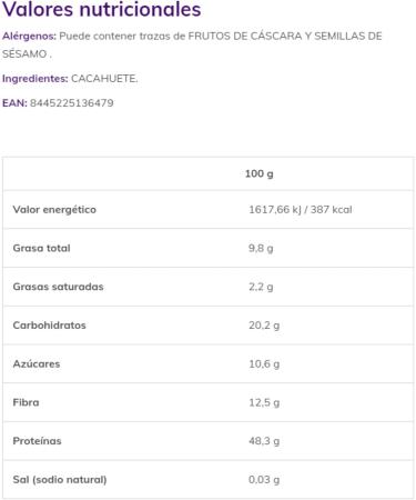 Peanut Butter Powder Fat Free 400g nut&me | 100% Natural & Vegan | Peanut Butter Powder | High Quality Protein | Gluten Free - Buy Online on GoSupps.com