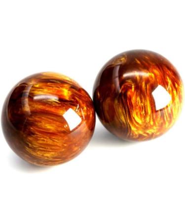 Healvian Mini Wooden Baoding Balls - 2pc Finger Massage & Relaxation - Chinese Style Health Balls for Exercise & Fitness (5cm) - Buy Online on GoSupps.com