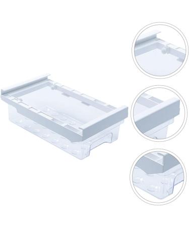 RORPOIR 1pc Refrigerator Storage Basket Clear Fridge Storage Container Fridge Food Keeper White re-usable - Buy Online on GoSupps.com