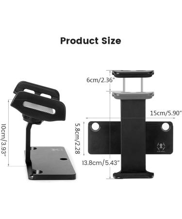 Foldable Tablet Mount Holder for DJI Drones (4-12 Inch) - Compatible with Air 2S, Mavic Air 2, Mini 2, Mavic Mini, Mavic 2, Mavic Air, Mavic Pro, Spark - Buy Online on GoSupps.com