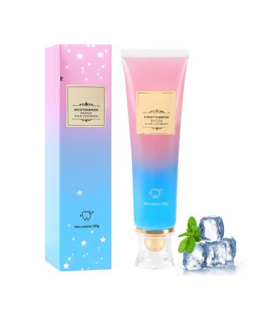 ALIIP 2PCS Niacinamide Whitening Toothpaste 100g Niacinamide Intensive Toothpaste Deep Cleaning Long-Lasting Freshness Promotes Natural Teeth Whitening