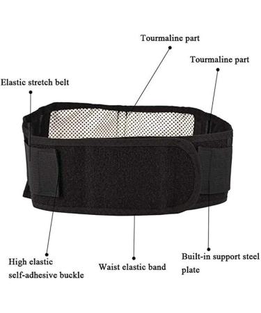 Buy Lumbar Vertebral Magnetic Self-Heating Back Belt - Turmalin Waist Support for Men & Women | International Shipping Available - Buy Online on GoSupps.com