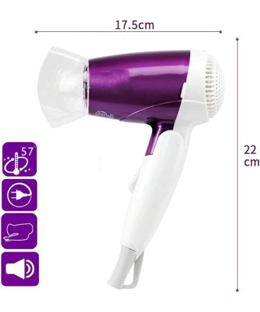 ADITAM Mini Folding Hair Dryer Accommodation Home Travel Convenient to Carry Small Power Hot and Cold Double The Comfort - Buy Online on GoSupps.com