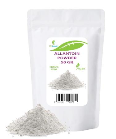 Euro Trade Center Allantoin powder 50gr cosmetic ingredient known for keratolytic moisturizing soothing and antiirritant properties 50 g 1er Pack
