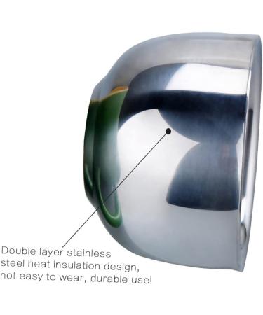 Buy Housoutil Stainless Steel Shaving Bowl | Shave Bowl with Lids for Shaving Cream & Soap | Perfect Mixing Bowl for Rich Lather - Buy Online on GoSupps.com