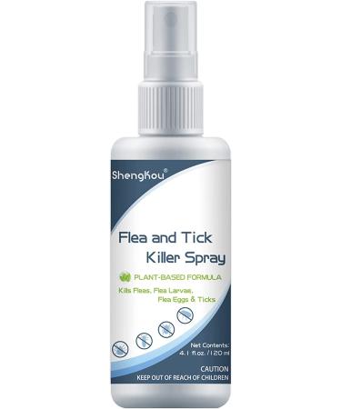 Natural Flea and Tick Spray for Dogs & Cats - Safe for Humans and Pets - Vet's Treatment - Kills Fleas, Ticks, and Insects - Indoor & Outdoor Use - No Powder - Supports Charity - Buy Online on GoSupps.com