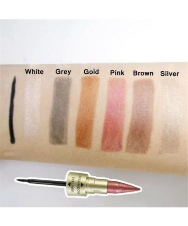 6PCS/SET 2 In 1 Double Head Eyeliner Eyeshadow Combination Waterproof Black Eye Liner Pen Quick Dry Colorful Eyeshadow High Pigmented Eye Powder Cosmetic Set liquid eyeliner - Buy Online on GoSupps.com