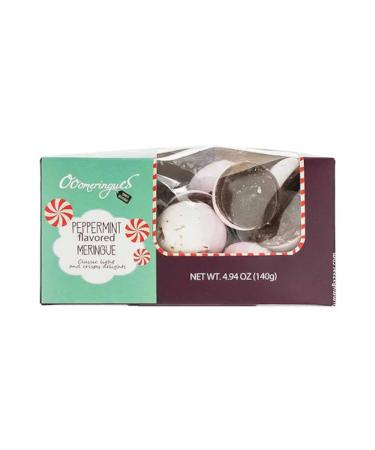 Peppermint Meringues by OooMeringues, Imported , 4.9 oz