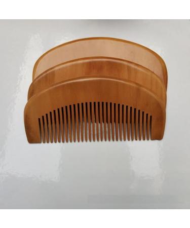 Handmade Wooden Wide Tooth Comb for Men and Women - Anti-Static, Eco-Friendly - 2Pcs Set for Curls, Afro Hair, Wet Hair, Moustache, Beards - Pocket Size - Buy Online on GoSupps.com