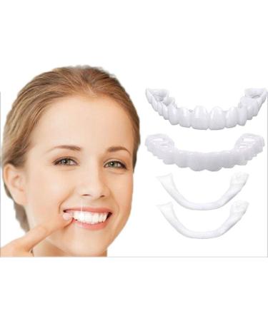 XLBHSH 4 Sets Fake Teeth - Instant Cosmetic Veneers for a Perfect Smile | Buy Now! - Buy Online on GoSupps.com