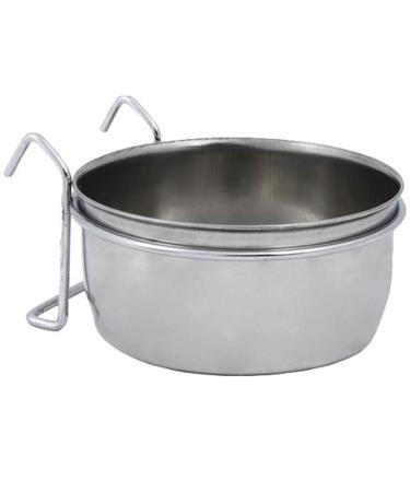 Nobby bird bowl made of stainless steel for hanging 8.0 cm 0.15 ltr. silver 7.0 cm 0.15 ltr - Buy Online on GoSupps.com