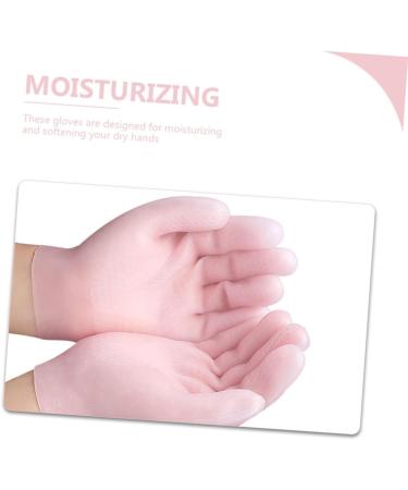 FRCOLOR 1pair Moisturizing Gloves Spa Gloves High Heels for Women Closed Toe Hand Care Supplies Girls Glove Girls Socks Hand Care Covers Pink Skin Friendly Cosmetic Bag Sebs Girl Child 21.5x13cm - Buy Online on GoSupps.com