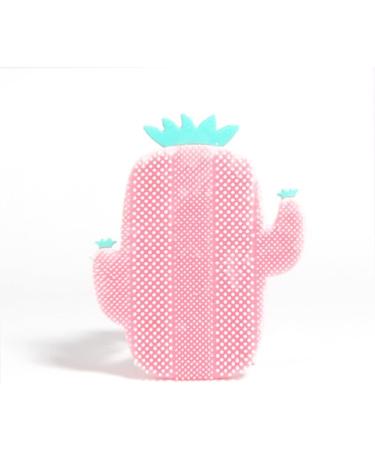 Professional Small Portable Cactus Manual Reusable Face Scrubber Cleanser Brush Silicone Facial Cleansing - Buy Online on GoSupps.com