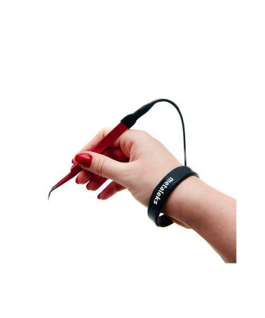 Silicon Ring Bracelet Eyelash Extension Tweezer Protector - Black - Buy Online on GoSupps.com