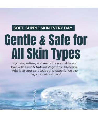 Glyc rine v g tale 100 % pure et naturelle | Pour la peau et les cheveux | Soin de la peau polyvalent adoucissant et hydratant 120 ml - Buy Online on GoSupps.com