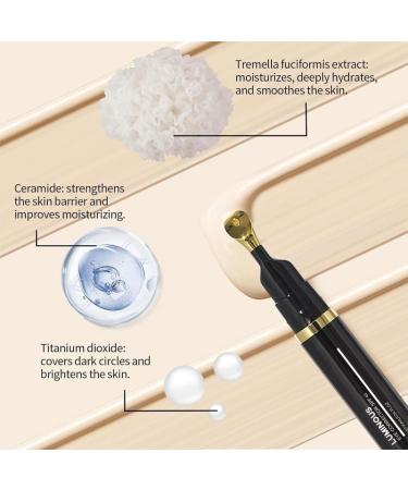 Luminous Eye Corrector Spf 41 Under Eye Concealers for Dark Circles Drtmology Luminous Eye Corrector Anti-Aging Tinted Eye Cream Hydrating Eye Serum with Peach Undertone (1 x Natural) - Buy Online on GoSupps.com