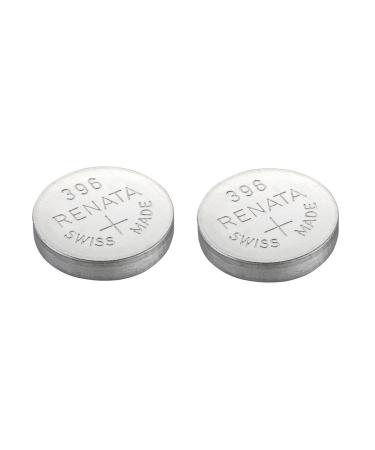 Renata Watch Battery Swiss Made Renata 396 or SR726SW Or AG2 1.5V (2 Batteries 396 or SR 726 SW)