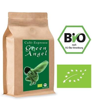  C&T Organic "Green Angel" coffee beans (500g whole beans) 100% Arabica Premium quality coffee Low acid and digestible mild and freshly roasted - Buy Online on GoSupps.com