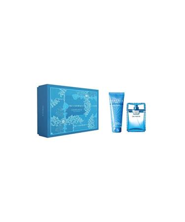 Versace Eau Fraiche for Men 2 Pieces HardBox Set (3.4 Ounce Eau De Toilette Spray / 5.0 Ounce Perfumed Bath and Shower Gel)