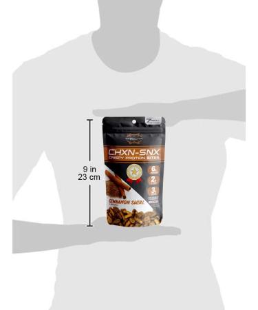 Barn Dad Nutrition CHXNSNX Cinnamon Swirl Protein Bites with Pretzel Pieces - 42g Protein - 7 Servings - 6.16 oz Bag - Buy Online on GoSupps.com