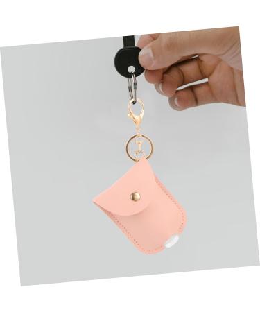 Fomiyes 4-Piece PU Leather Travel Bottles & Keyring Set | Stylish Hand Soap Medallion Key Decor | International Shipping Available - Buy Online on GoSupps.com