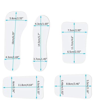 Intraoral Dental Orthodontic Mirror Set - 5 Pieces | 2-Sided Reflector for Dental Photography | Premium Orthodontics Equipment - Buy Online on GoSupps.com