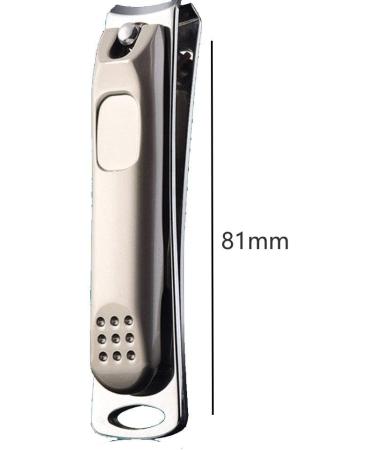 UNbit Nail Clipper Adult Nail Clippers/Stainless Steel Black Nail Clippers 81mm Stainless Steel High-end Nail Tool Scissors Finger Knife - Buy Online on GoSupps.com