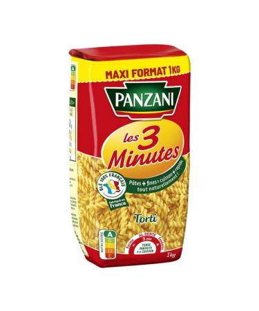 Epicerie sal e PANZANI - Quick Cooking Torti 1kg - Pack of 4