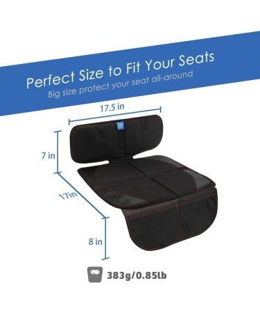 Funbliss XL Car Seat Protector - Child Car Seat Cover for All Cars - Black - Buy Online on GoSupps.com