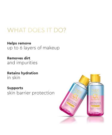 Clinic Deep Nourishing Makeup Remover 125ml | Biphasic Formula | Hydrating & Effective | Removes Up to 6 Layers of Makeup - Shop Internationally - Buy Online on GoSupps.com