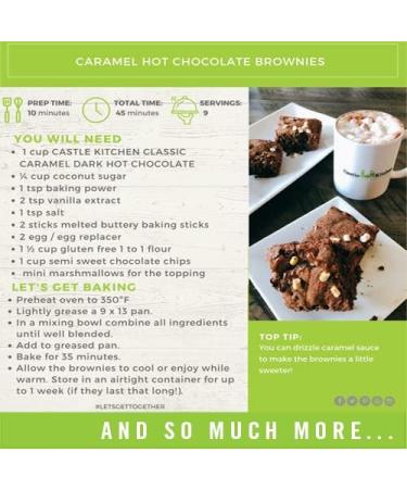 Castle Kitchen Dark Chocolate Premium Hot Chocolate Mix (Pack of 6) Marvelous Mint 6 Count Marvelous Mint 400 g (Pack of 6) - Buy Online on GoSupps.com