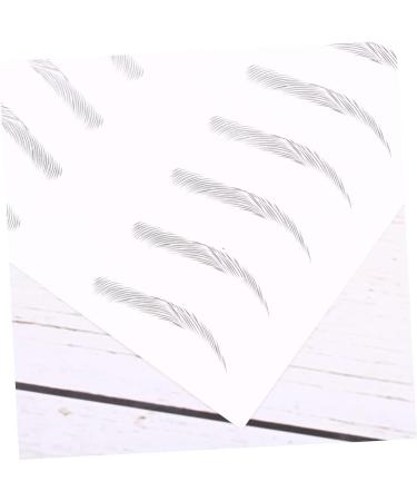 Mikinona 2 Pairs Disposable Makeup Tools 4d Hair-like Authentic Eyebrows Template Eyebrow Trimming The Lazy - Buy Online on GoSupps.com