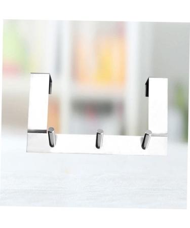 Holibanna 3pcs Stainless Towel Over The Door Bag Creative Organizer for Coat Steel Medium Hanger Rack Hook 21.3*12.4cmx3pcs As Shownx3pcs - Buy Online on GoSupps.com