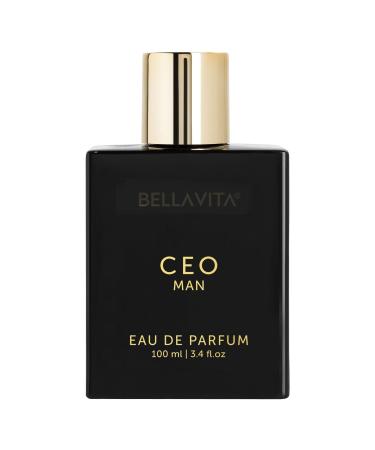 Bela Vita Luxury CEO Man Eau De Parfum Perfume with Lemon Lavender Tonka Mandarin & Vetiver|Premium Long Lasting Woody Fragrance for Men 100 ML