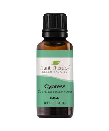 Plant Therapy Cypress Essential Oil 100% Pure Undiluted Natural Aromatherapy Therapeutic Grade 30 mL (1 oz)