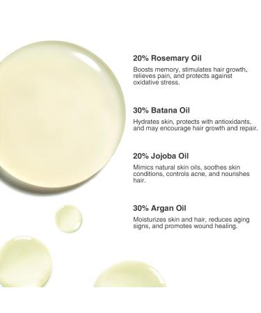 Buy Batana Rosemary Hair Growth Oil | Organic Jojoba Argan Scalp Oil for Men & Women | Promote Hair Growth & Thickness Internationally - Buy Online on GoSupps.com