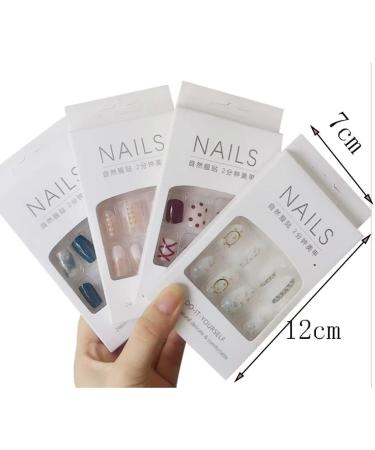 full cover acrylic Removable Rhinestone Wear Nail nail patch Rhinestone Nail fake nails(4) Style4 - Buy Online on GoSupps.com
