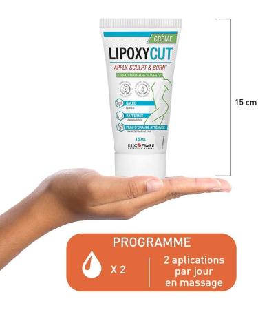 Lipoxycut CELLULITE SLIMMING CREAM - Refines the Figure and Firms - Slimming Gel Sculpting Firming and Shaping Effect - Slimming Cream - Eric Favre French Laboratory - Buy Online on GoSupps.com