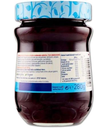 Hero Light Confiture Light Bread Dough Wild Berries Italy 280g - Buy Online on GoSupps.com