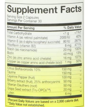 Nature's Way Vision - 60 Capsules for Optimal Eye Health & Support - Buy Online on GoSupps.com